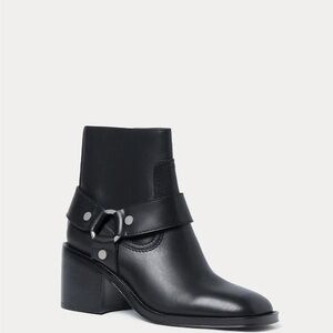 Loeffler Randall - Women's River Engineer Moto Bootie Black NWT